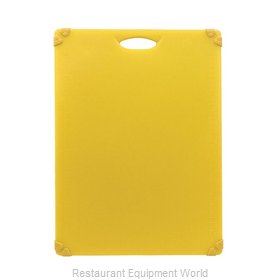 Tablecraft CBG1824AYL Cutting Board, Plastic