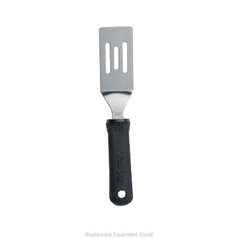 Tablecraft E5630 3 Slotted Spatula w/ Ergonomic Soft Grip Handle, Black