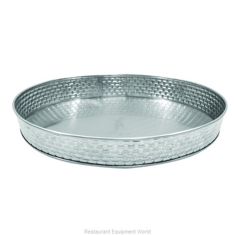 Tablecraft GPSS8 Platter, Stainless Steel