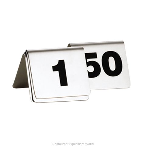 Tablecraft T2650 Tabletop Sign, Tent / Number