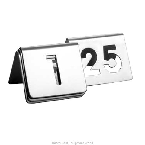 Tablecraft TC125 Tabletop Sign, Tent / Number