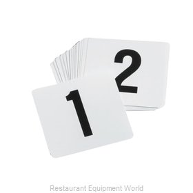 Tablecraft TN100 Table Numbers Cards