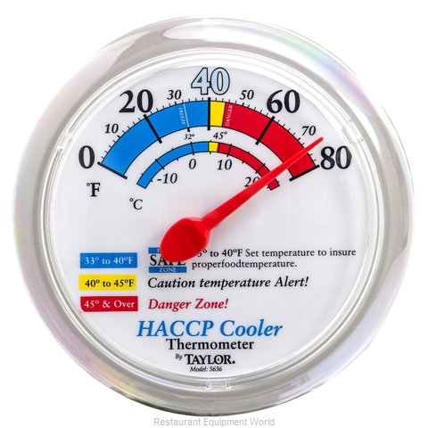 Taylor Precision 5636 Thermometer, Time Temp HACCP