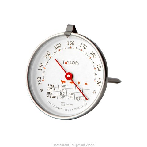 Taylor Precision 5939N Meat Thermometer (Magnified)