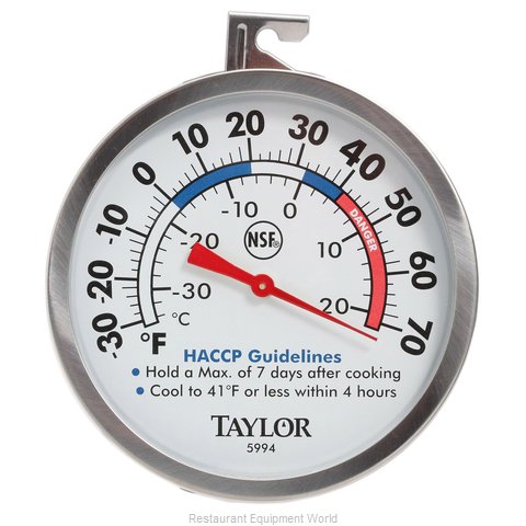 Termómetro, para Refrigerador/Congelador (Taylor Precision 5994  Thermometer, Refrig Freezer)