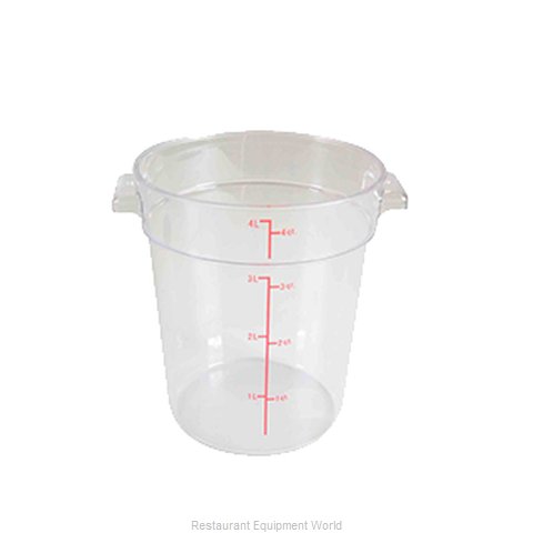 Thunder Group PLRFT304PC Food Storage Container, Round
