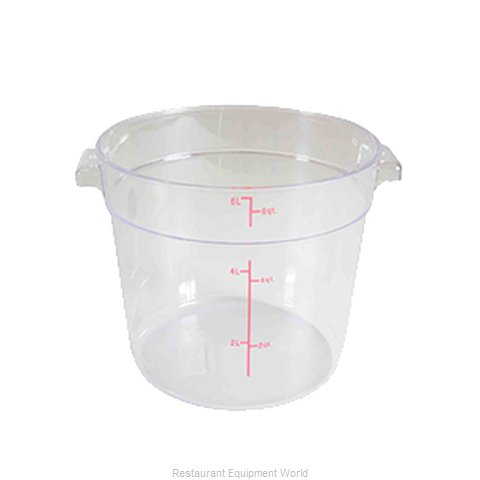 Thunder Group PLRFT306PC Food Storage Container, Round