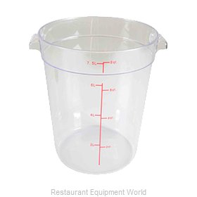 Thunder Group PLRFT308PC Food Storage Container, Round