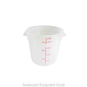 Thunder Group PLRFT318TL Food Storage Container, Round