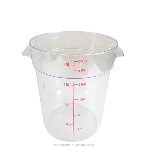 Thunder Group PLRFT322PC Food Storage Container, Round