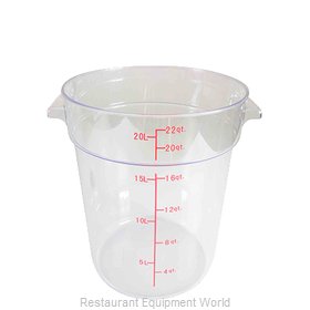 Thunder Group PLRFT322PC Food Storage Container, Round