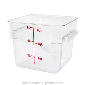 Thunder PLSFT004PP Food Storage Container, 4 Quart, Square