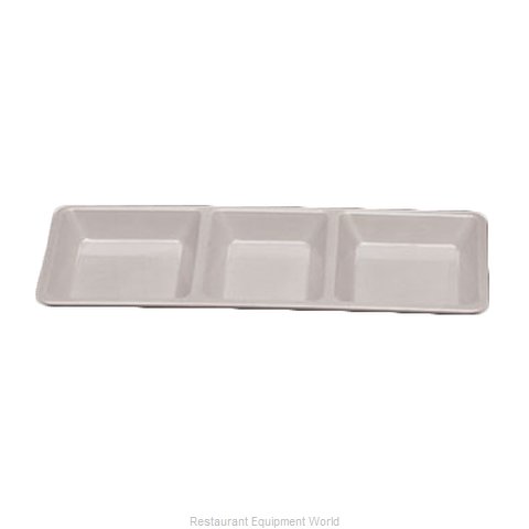 Thunder Group PS5103W Plate/Platter, Compartment, Plastic