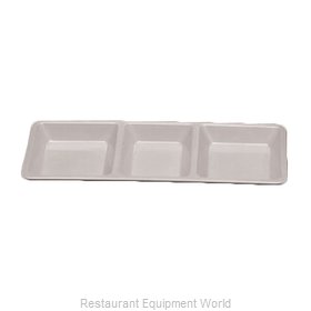 Thunder Group PS5103W Plate/Platter, Compartment, Plastic