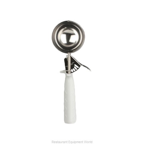 Thunder Group #30 Black Thumb Press Disher with Ergonomic Handle - 1 oz.