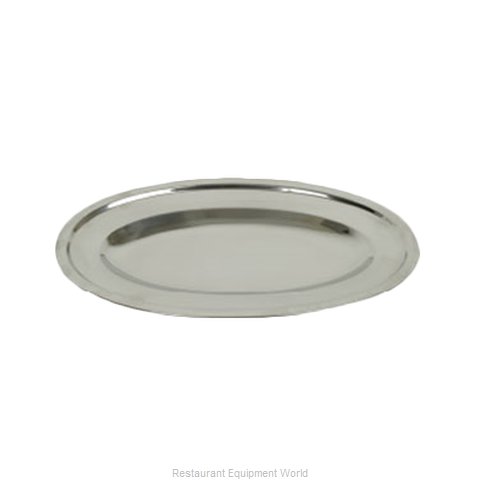 Thunder Group SLOP010 Platter, Stainless Steel