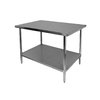 Mesa de Trabajo, 152cm (60 pulgadas)
 <br><span class=fgrey12>(Thunder Group SLWT43060F Work Table,  54