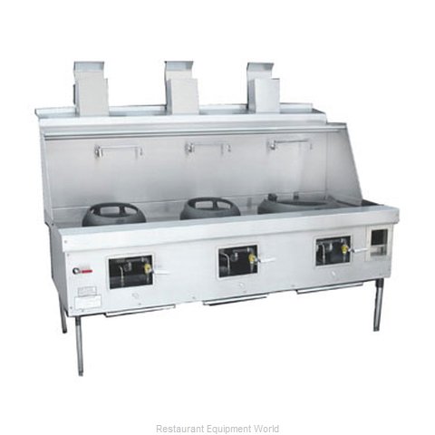 Town MF-3-SS Range, Wok, Gas