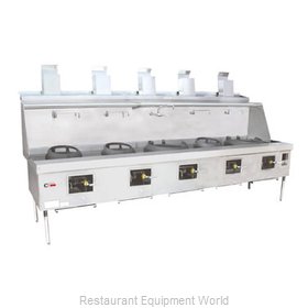 Town MF-5-STD Range, Wok, Gas