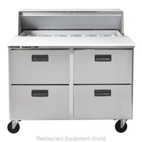 Traulsen CLPT-4818-DW Refrigerated Counter, Mega Top Sandwich / Salad Unit