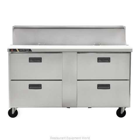 Traulsen CLPT-6024-DW Refrigerated Counter, Mega Top Sandwich / Salad Unit