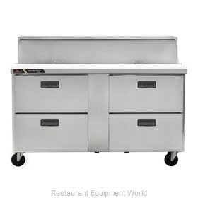 Traulsen CLPT-6024-DW Refrigerated Counter, Mega Top Sandwich / Salad Unit