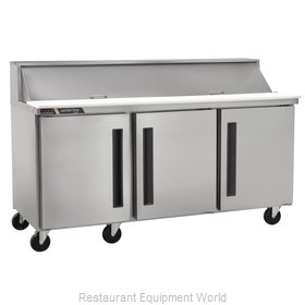 Traulsen CLPT-7220-SD-RRR Refrigerated Counter, Sandwich / Salad Unit