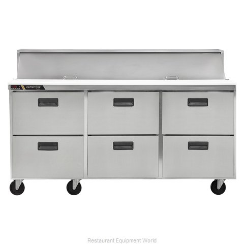 Traulsen CLPT-7230-DW Refrigerated Counter, Mega Top Sandwich / Salad Unit