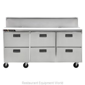 Traulsen CLPT-7230-DW Refrigerated Counter, Mega Top Sandwich / Salad Unit