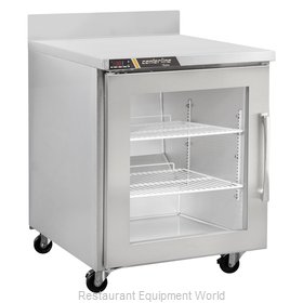 Traulsen CLUC-27R-GD-WTL Refrigerated Counter, Work Top