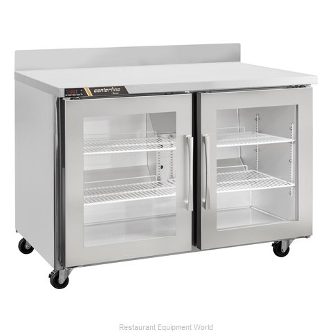 Traulsen CLUC-36R-GD-WTLL Refrigerated Counter, Work Top