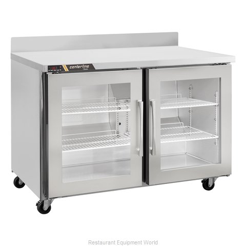 Traulsen CLUC-36R-GD-WTLR Refrigerated Counter, Work Top