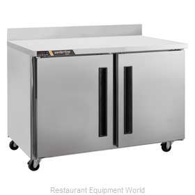 Traulsen CLUC-36R-SD-WTRR Refrigerated Counter, Work Top