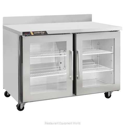 Traulsen CLUC-48R-GD-WTLL Refrigerated Counter, Work Top