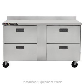 Traulsen CLUC-60R-DW-WT Refrigerated Counter, Work Top
