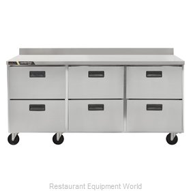 Traulsen CLUC-72R-DW-WT Refrigerated Counter, Work Top