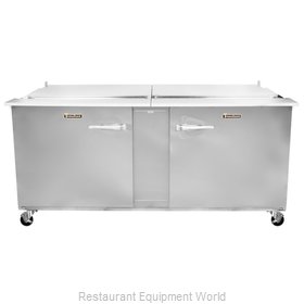 Traulsen UST7212-LL-SB Refrigerated Counter, Sandwich / Salad Top