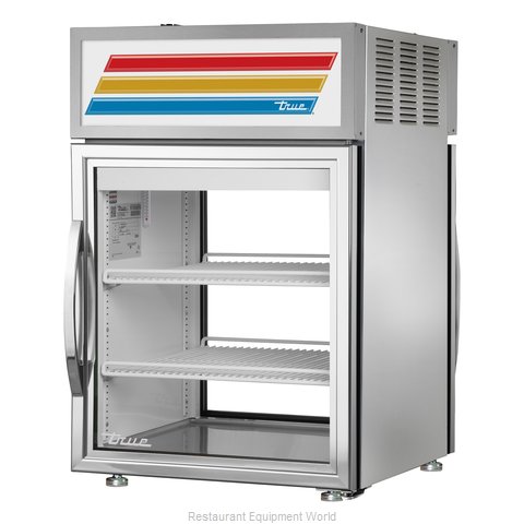 True GDM-05PT-S-HC~TSL01 Refrigerator, Merchandiser, Countertop