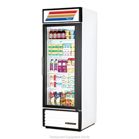 True GDM-23 Swing Glass Door Refrigerator Merchandiser - One Section -