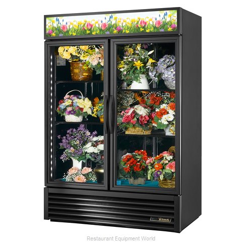 True GDM-49FC-HC~TSL01 Floral Merchandiser