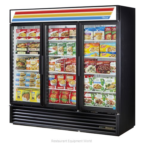 True GDM-72F-HC-LD Freezer, Merchandiser
