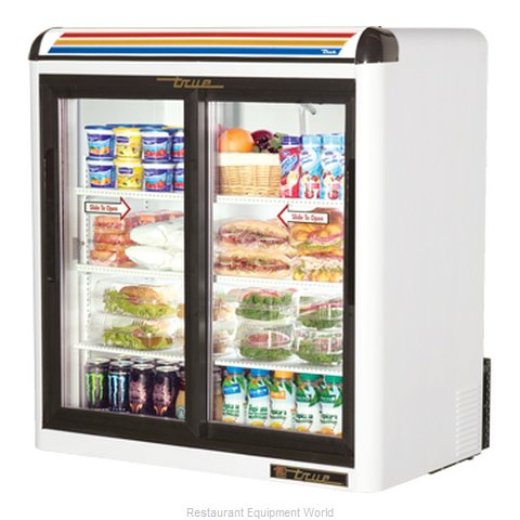 True GDM-9 Countertop Cooler Glass Door Merchandiser - 9 cu ft