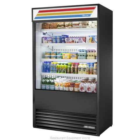True TAC-48~TSL01 Merchandiser, Open Refrigerated Display