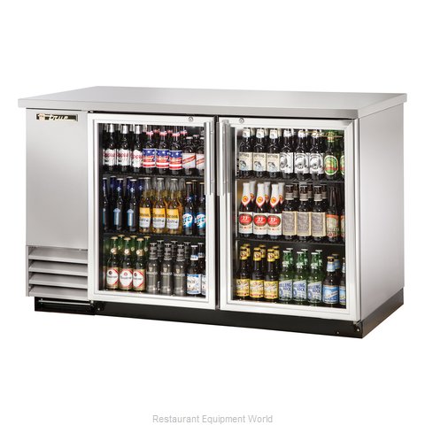 True TBB-2G-S-LD Back Bar Cabinet, Refrigerated