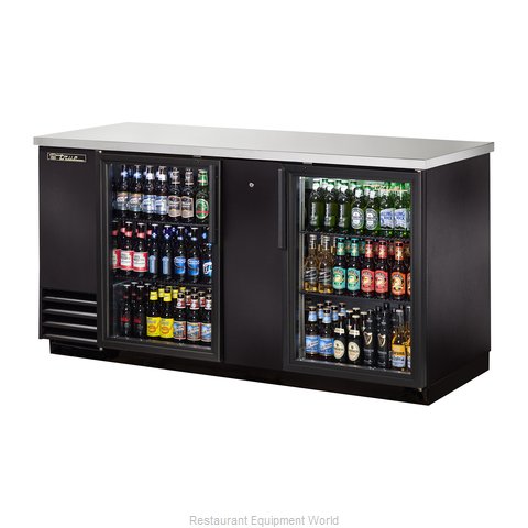 True TBB-3G-LD Back Bar Cabinet, Refrigerated