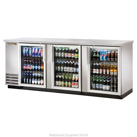 True TBB-4G-S-HC-LD Back Bar Cabinet, Refrigerated
