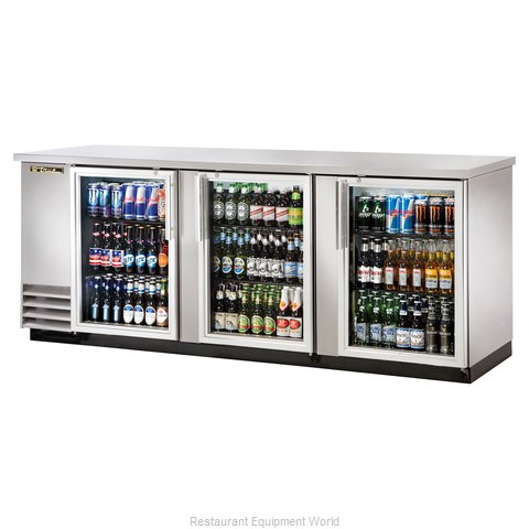 True TBB-4G-S-LD Back Bar Cabinet, Refrigerated