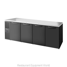 True TBR108-RISZ1-L-B-SSSS-1 Back Bar Cabinet, Refrigerated