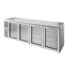 Gabinete Contra-Barra para Almacenaje, Refrigerado <br><span class=fgrey12>(True TBR108-RISZ1-L-S-GGGG-1 Back Bar Cabinet, Refrigerated)</span>