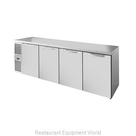 True TBR108-RISZ1-L-S-SSSS-1 Back Bar Cabinet, Refrigerated